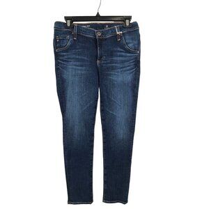 Adriano Goldschmeid NWT Women's Maternity Prima Cigarette Leg Jeans Blue Size 27